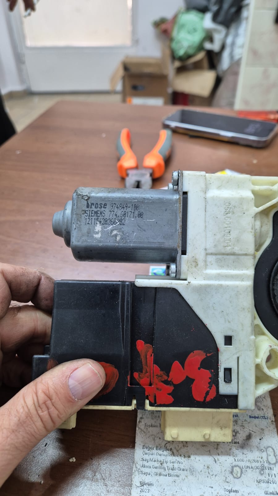 Sağ Ön Cam Motoru Peugeot 307 9649911280
